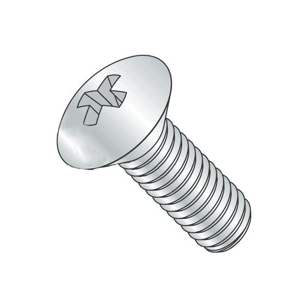 Newport Fasteners 1/4"-20 x 1-1/4 in Phillips Oval Machine Screw, Zinc Plated Steel, 2000 PK 995438-2000 - main